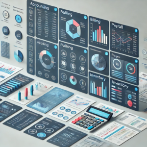 Software de gestión y automatización de procesos como contabilidad, facturación, nómina, inventarios, entre otros