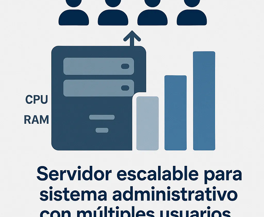 ¿Qué servidor necesito para correr un sistema administrativo personalizado?