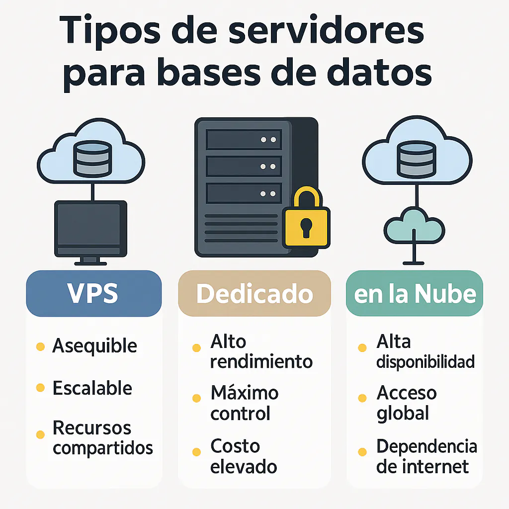 Comparativa de servidores para bases de datos