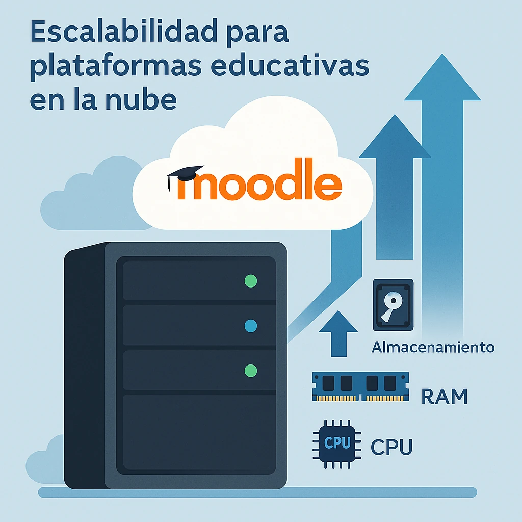 Escalabilidad para plataformas educativas en la nube