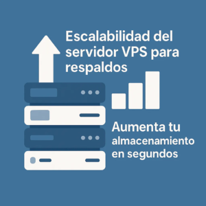 Escalabilidad del servidor VPS para respaldos