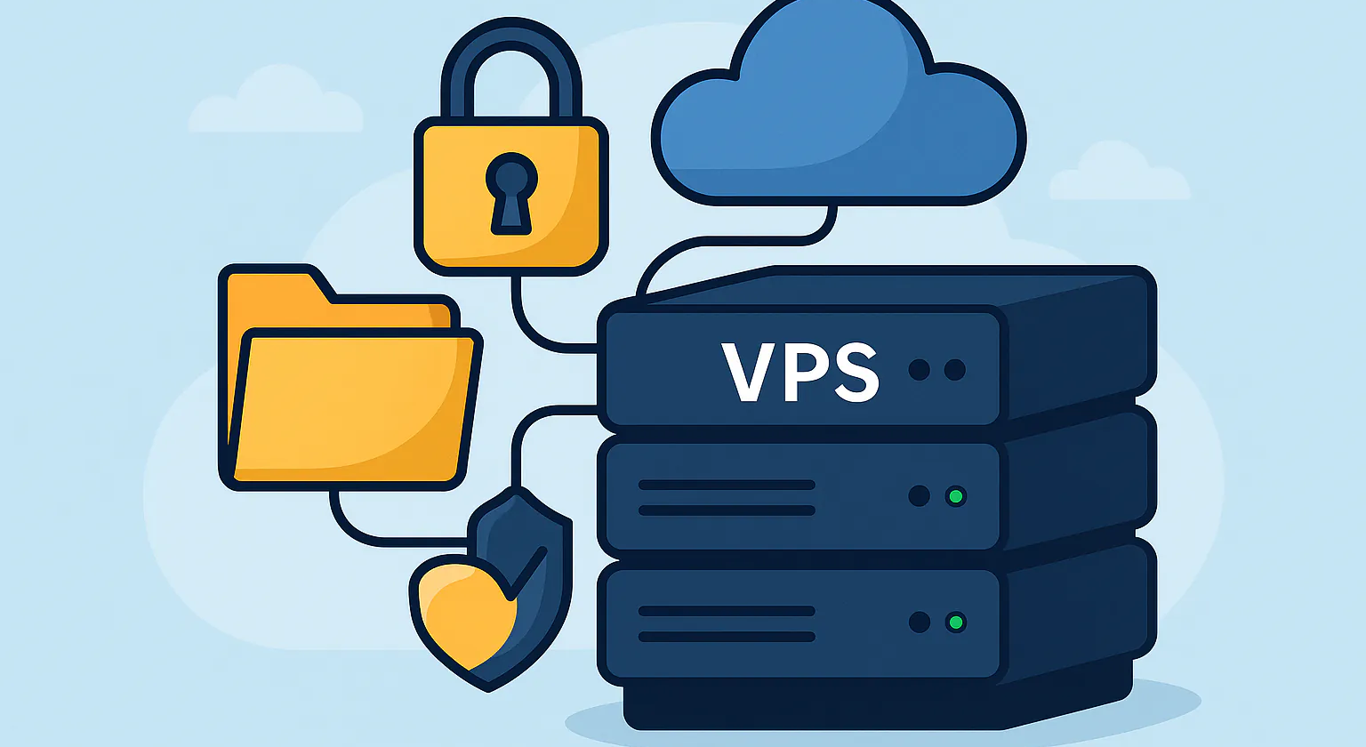 Servidor VPS para respaldos: ve a la segura