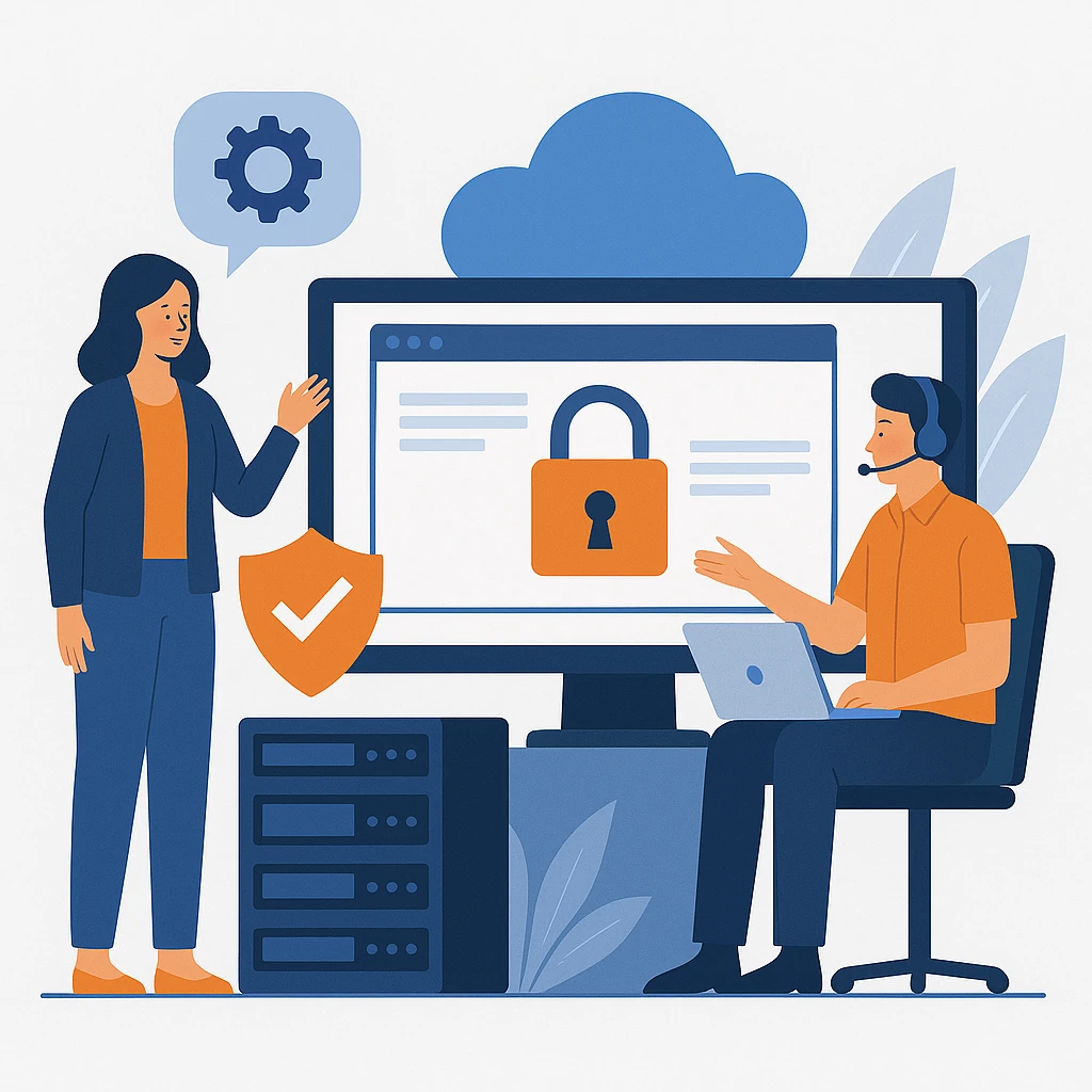 Técnico especializado en mantenimiento de servidores cloud