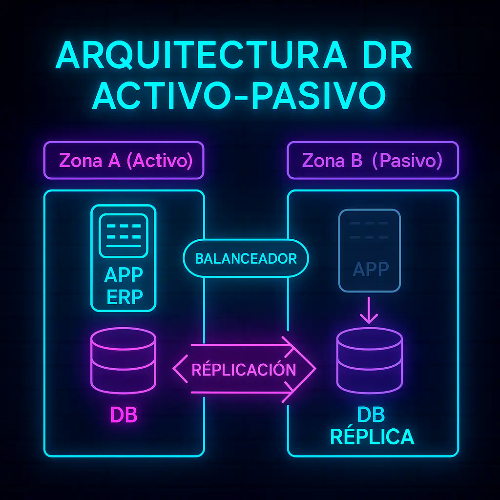 ERP con recuperación ante desastres