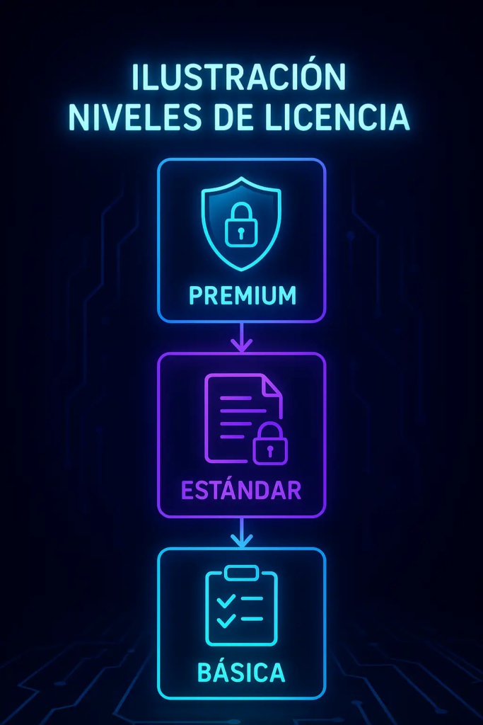 servidor cloud con licencias correctas