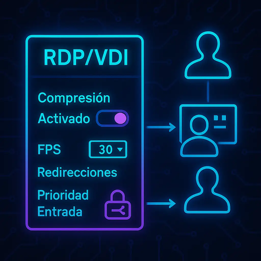 reducir latencia del ERP con RDP/VDI