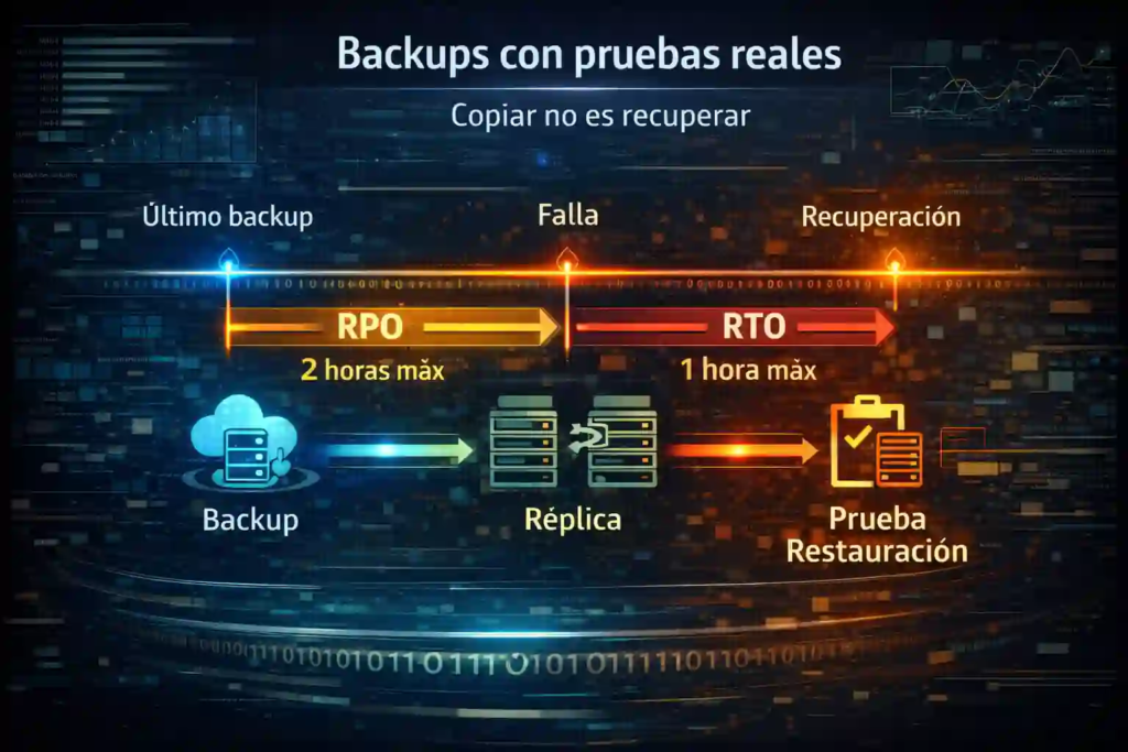 continuidad y recuperación de ERP con RPO/RTO