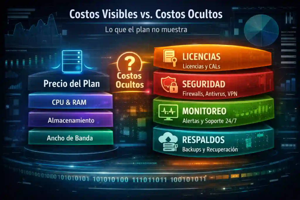 Cuánto cuesta realmente un servidor para ERP en México