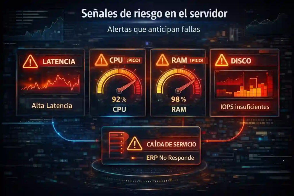 servidor actual poniendo en riesgo tu ERP