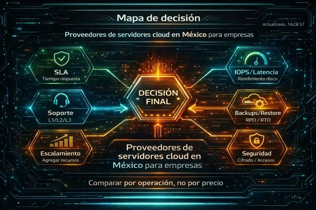 proveedores de servidores cloud en México para empresas