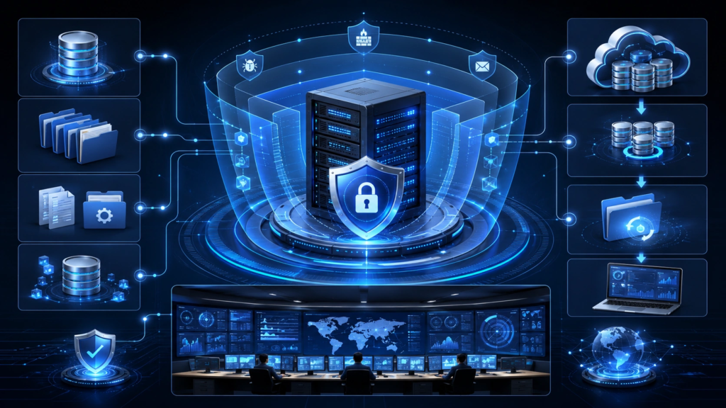 servidores para ERP con seguridad respaldos y monitoreo continuo